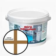 Затирка для плитки Mira 3650 Multiрох 1 кг светло-коричневый
