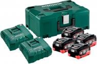 Зарядний пристрій Metabo 4 x LiHD 8,0 А·ч + ASC Ultra + MetaLoc 685135000