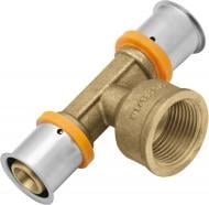Тройник KAN Press с пресс-кольцом с внутренней резьбой 25хG1/2"х25