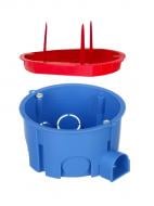 Коробка установочная HausMark полипропилен + крышка сигнальная Ø65 мм полиэтилен MBag04SC