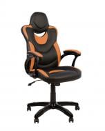 Кресло Nowy Styl Gosu Anyfix Pl73 (Ch) Eco-30/Eco-72 черно-оранжевый