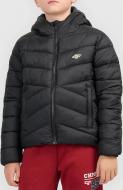 Куртка для мальчиков зимняя 4F DOWN JACKET M0913 4FJWAW26TDJAM0913-20S р.158 черная