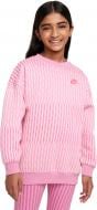 Джемпер Nike G NSCLUB FLC OVRSZD CRAOP FZ5575-646 р.M розовый