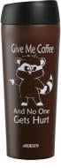 Термочашка Ardesto Coffee time Raccoon 450 мл коричнева AR2645DML
