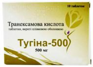 Тугина-500 №10 таблетки 500 мг