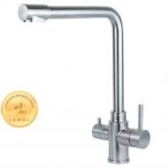 Смеситель для кухни Aquatica гусак с выходом для питьевой воды KT Ø 36(KT-4B770P)