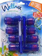 Туалетний блок Wellnax кольорова вода Квітучий апельсин 4х50 г BLK-405