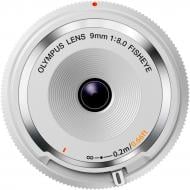 Объектив Olympus BCL-0980 Fish-Eye Body Cap Lens white