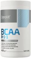 Амінокислотна суміш Ostrovit BCAA 8-1-1 без смаку 400 г 40 порц.