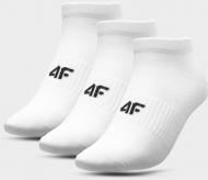 Шкарпетки 4F SOCKS CAS F156 (3PACK) 4FSS23USOCF156-10S р.35-38 білий 3 пари шт.