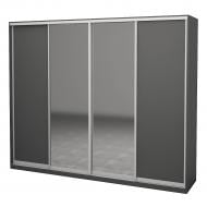 УЦЕНКА! Шкаф-купе ROKO 4.2266.242.60-1 2384x600x2420 мм серая дверь ДСП/зеркало (УЦ №83)