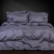 Комплект постельного белья Сатин Imperial Satin Sicily 2х160х220 см темно-синий MirSon