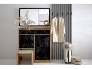 Тумба для взуття Lion з пуфом Чест-1 356x1200 мм