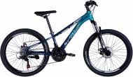 Велосипед Space 24" 11"(28 см) SPACE PHAETON DD FR OPS-SP-24-031 сине-зеленый