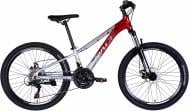 Велосипед Space 24" 11"(28 см) SPACE PHAETON DD FR OPS-SP-24-032 серебристо-красный