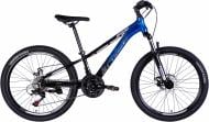 Велосипед Space 24" 11"(28 см) SPACE PHAETON DD FR OPS-SP-24-035 черно-синий