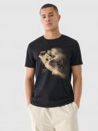 Футболка 4F 4FJRAW24TSWSM1827-25S р.XL черный