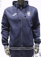 Джемпер Joma CHAQUETA CON CAPUCHA STAFF PASEO FED. FUTBOL UCRANIA AT11401A3121 р.2XL синий