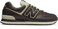 Кроссовки мужские зимние New Balance ML574LPK р.47,5 коричневые