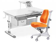Комплект мебели детский Evo-kids Evo-40 G Grey + кресло Y-528 KY