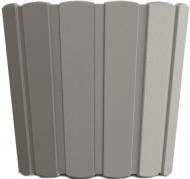 Горшок пластиковый Prosperplast Boardee Basic круглый 12 л серый (25647-405)