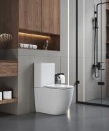 Унитаз-компакт Rapal Oland Tornado, с сиденьем soft-close, 3/4.5 л