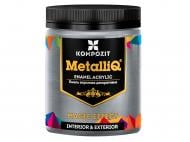 Декоративне покриття Kompozit акрилова MetalliQ платина 0,5 кг Декоративне покриття Kompozit акрилова MetalliQ платина 0,5 кг