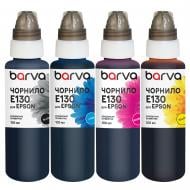 Комплект чернил Barva для Epson T073/T092/T129/T130 4x100 мл пигментный BK/C/M/Y Barva (E130-100-MP)