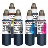 Комплект чернил Barva для Canon PGI-425PGBK + CLI-426BK/C/M/Y/GY 6x100 мл пигментные/водорастворимые (CPGI425-100-2MP)