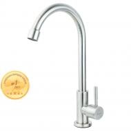 Змішувач Aquatica KT 1/2 монокран на гайці SS (KT-1G170P)