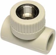 Тройник комбинированный внутренняя Wavin ППР 20х1/2"х20