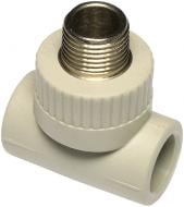 Трійник комбінований зовнішня Wavin ППР 20х3/4"