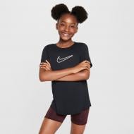 Футболка Nike G NK DF ONE STD SS TOP HBR FZ5600-010 р.XS чорний