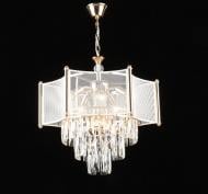 Люстра подвесная Sirius Люстра подвесная хрустальная E2717/7, Золото+Белый 7x60 Вт E14 101 Белая B E2717/7