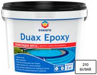 Фуга Eskaro DUAX EPOXY Двухкомпонентная эпоксидная 2 кг ведро белый