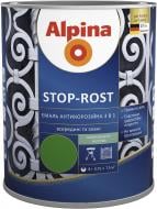 Эмаль алкидно-уретановая Alpina Stop-Rost слоновая кость шелковистый мат 0,75 л