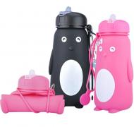 Бутылка для воды SELIYA Пингвин 500 мл черный