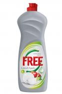 Средство для ручного мытья посуды FREE Apple lime 1 л