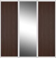 Комплект дверей до шафи-купе Стандарт VIP-master 2100x2400 мм горіх темний Комплект дверей до шафи-купе Стандарт VIP-master 2100x2400 мм горіх темний