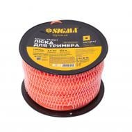Леска для триммера Sigma армированный квадрат Ø3.0 мм 160 м катушка (5623411) Леска для триммера Sigma армированный квадрат Ø3.0 мм 160 м катушка (5623411)