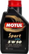 Моторне мастило Motul Sport 5W-50 1 л (SPORT 5W50 1L) Моторне мастило Motul Sport 5W-50 1 л (SPORT 5W50 1L)