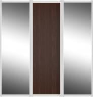 Комплект дверей к шкафу-купе Стандарт-2 VIP-master 2100x2400 мм орех темный