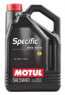 Моторне мастило Motul Specific 505 01 502 00 505 00 5W-40 5 л (101575)