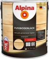 Лак Fussbodenlack Alpina глянец прозрачный 2,5 л