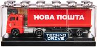 Модель TechnoDrive 1:43 Фура Нова Пошта 250416CG Модель TechnoDrive 1:43 Фура Нова Пошта 250416CG