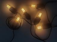 Гірлянда Iterna Ретро RG001 філаментна (LED) 6 ламп 2,5 м