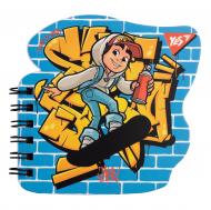 Блокнот для записей фигурный А7/24 Subsurf YES