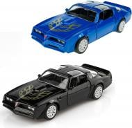 Автомодель TechnoDrive 1:43 Pontiac Firebird 1978 черный синий 250410U