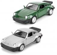 Автомодель TechnoDrive 1:43 Porsche 911 Turbo 3.3 1978 серый темно-зеленый 250413U