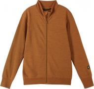 Кардиган унисекс Reima Mahin р.134 коричневый 5200038A-1490